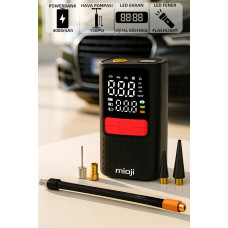 Mioji 11C 4000mAh Taşınabilir Hava Pompası + Powerbank - Taşıma Çantası Hediye (Mioji Türkiye Garantil)